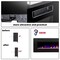 Edendirect 50 in. Wall Mounted Electric Fireplace, Black, Low Noise, Remote Control, Timer, Touch Screen ED850C3 - alternate 5